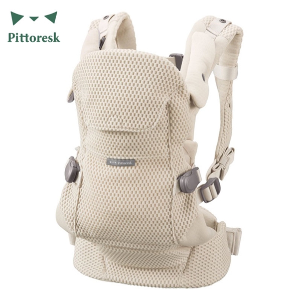 【5/29発売】BABY CARRIER ON Pittoresk(ピトレスク) ベージュ 抱っこ紐 ベージュ