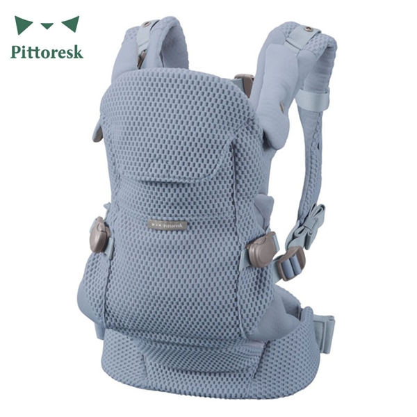 【5/29発売】BABY CARRIER ON Pittoresk(ピトレスク) ミスティブルー 抱っこ紐 ブルー