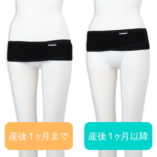 サイズに悩まない骨盤ベルト　ブラック ブラック F