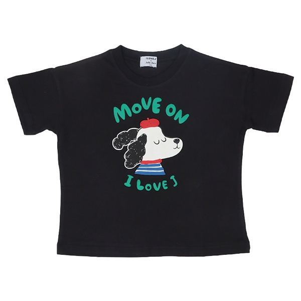 【SALE】[キッズ]ＩＬＯＶＥＪＴシャツ　ブラック ブラック 100cm