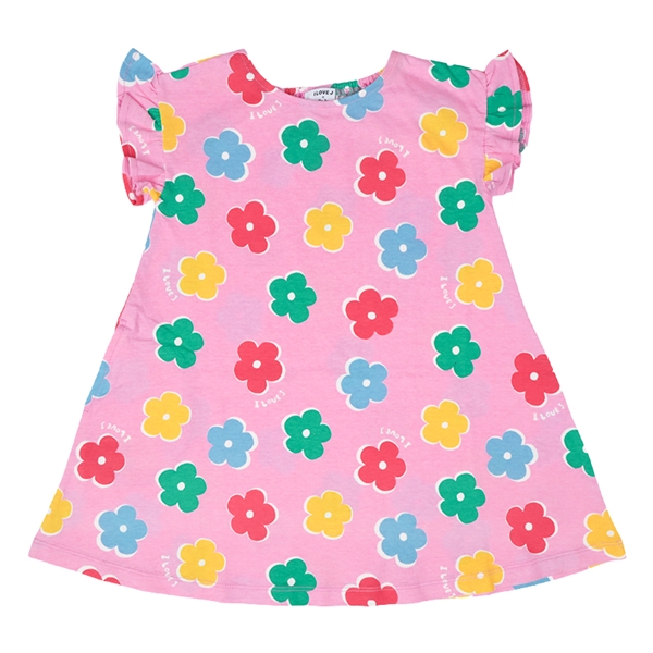 【SALE】[ベビー]ＩＬＯＶＥＪワンピース　ピンク ピンク 90cm