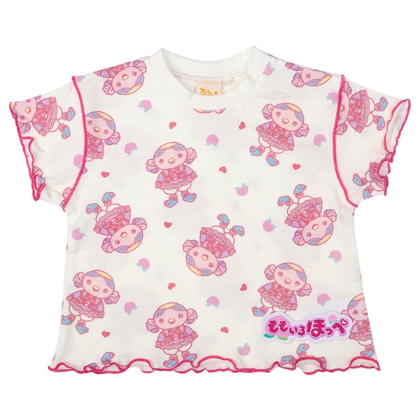 [ベビー]半袖Tシャツ　おかあさんといっしょ　ももいろほっぺ　ホワイト ホワイト 90cm
