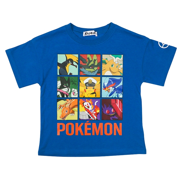 [キッズ]半袖Ｔシャツ　ポケットモンスター　ブルー ブルー 100cm