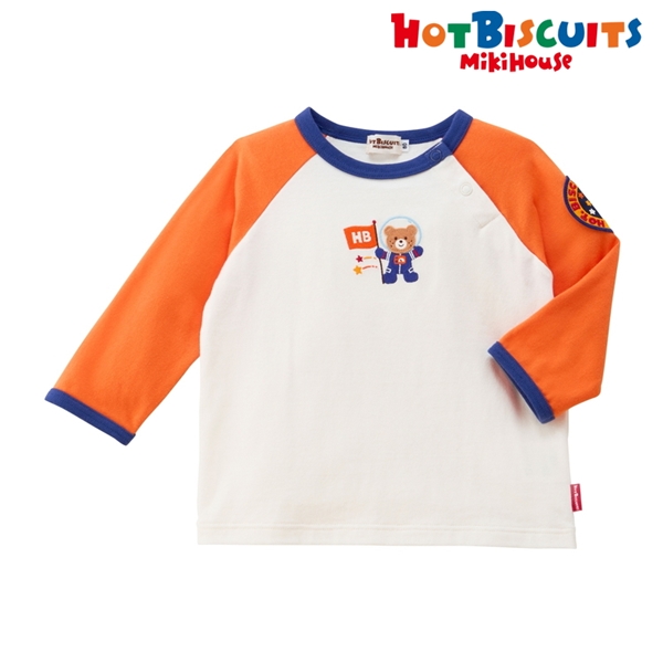 [ベビー] Ｔシャツ オレンジ[ミキハウス　ホットビスケッツ] オレンジ 80cm