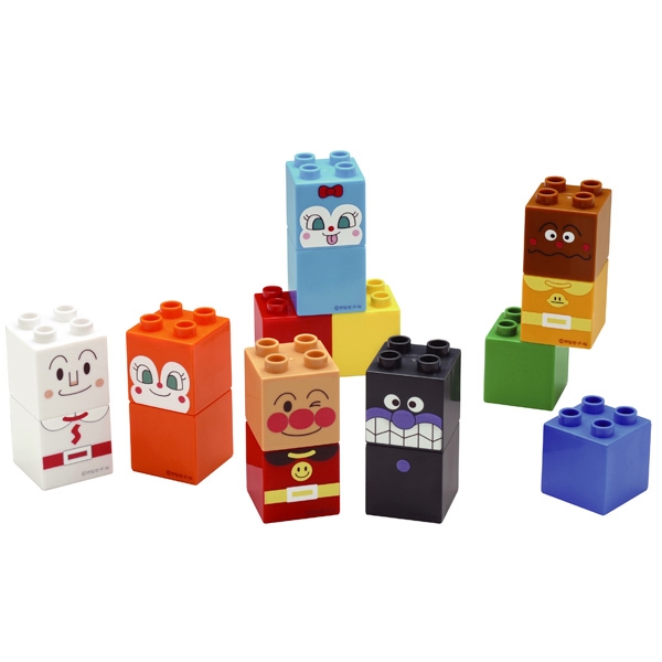 ブロックラボ アンパンマンとおともだちブロックセット