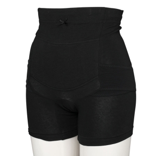 [産後すぐ～] はくだけで骨盤キュットパンツ ブラック ブラック M