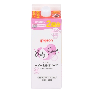 全身泡ソープ ベビーフラワーの香り 詰めかえ用 2回分(800ml)