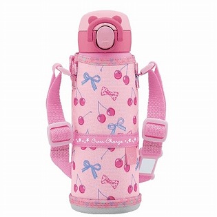 [480ml]ステンレスマグ チェリーピンク　シームレスキッズマグボトル ピンク 480ml