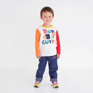 【再値下】【SALE】[ユニセックス][キッズ]Ｔシャツ　マルチ　[ミキハウス　ホットビスケッツ] マルチ 100cm