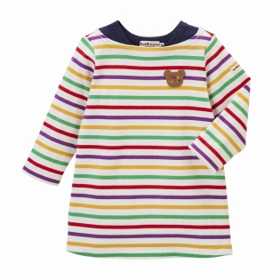 【SALE】[キッズ]ワンピース　マルチ　[ミキハウス　ホットビスケッツ] 100cm