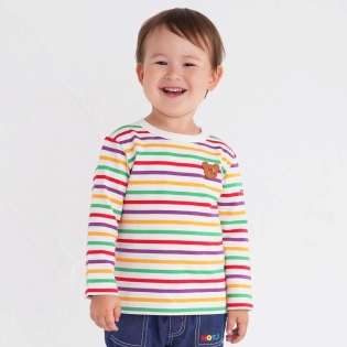【SALE】[キッズ]Ｔシャツ　マルチ　[ミキハウス　ホットビスケッツ] 100cm