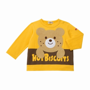【再値下】【SALE】[キッズ]Ｔシャツ　イエロー　[ミキハウス　ホットビスケッツ] イエロー 100cm