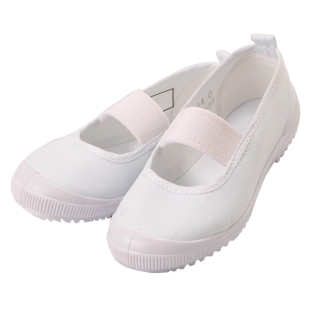 【SALE】[13.0～20.0cm]上履き(布バレーシューズ) ホワイト【アカチャンホンポ限定モデル】 13.0cm