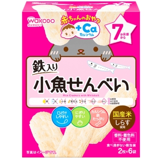 赤ちゃんのおやつ＋Ca 小魚せんべい