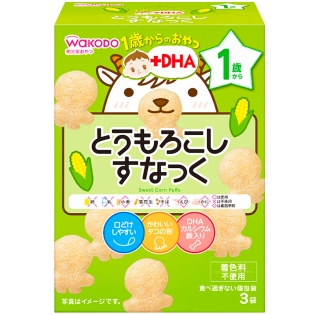 1歳からのおやつ+DHA とうもろこしすなっく