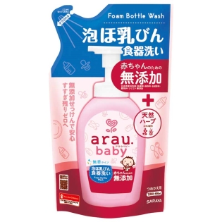 arau.baby アラウベビー 泡ほ乳びん食器洗い 詰替 450ml