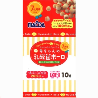 吊り下げ菓子 赤ちゃんの乳酸菌入りボーロ 5連