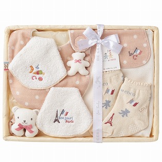 LOLOetCOCO be cera 出産お祝いセット 7950-0500 M-3 ピンク (お祝いギフト) 送料当社負担 ピンク