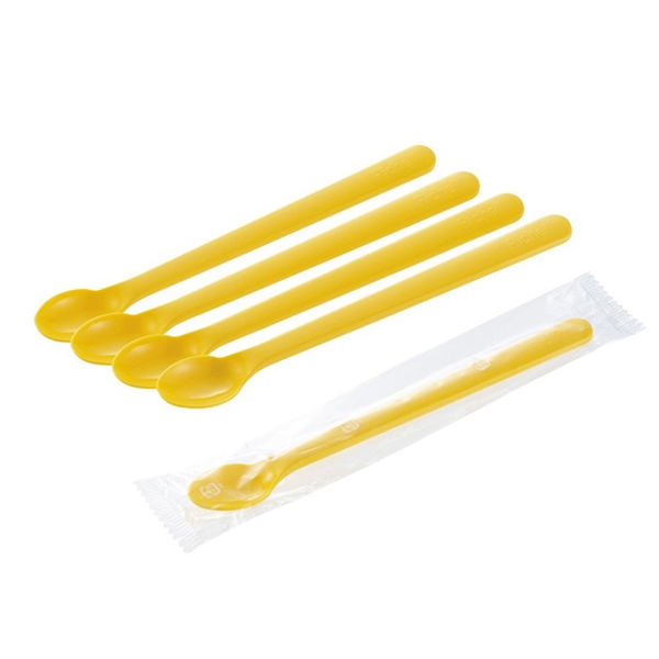 おでかけランチくん レトルトパウチ用スプーン 5本入 イエロー