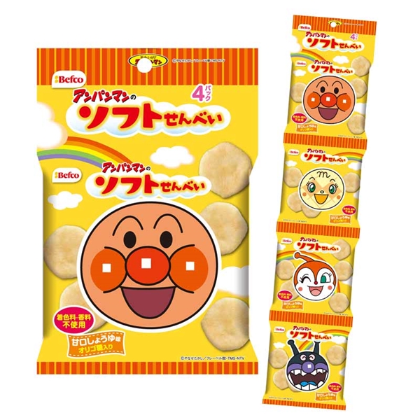 吊り下げ菓子 アンパンマン ソフトせん 4連