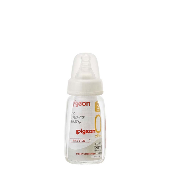 スリムタイプ 哺乳びん (ガラス製) 120ml 120ml