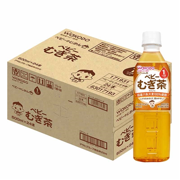 [ケース販売]ベビーのじかん むぎ茶 500ml×24本