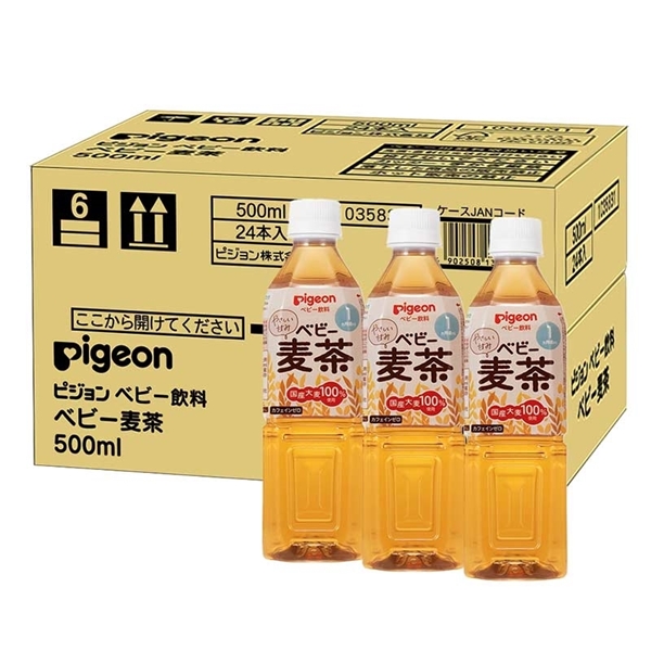 [ケース販売]ベビー麦茶 500ml×24本