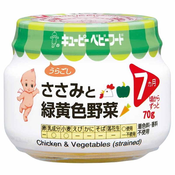 ささみと緑黄色野菜 離乳食