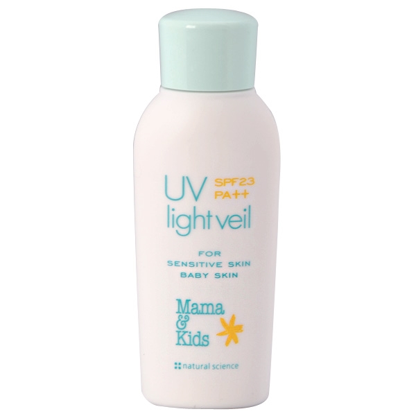 Mama&Kids(ママ&キッズ) UVライトベール(日焼け止め乳液) SPF23 PA++ 90ml 0ヵ月~