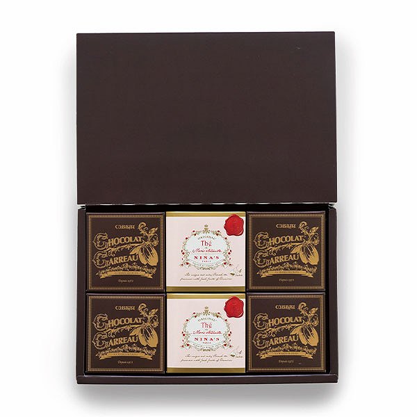 葉山のショコラ・カロとNINA’S紅茶の詰合せ<6個入> (内祝いギフト)
