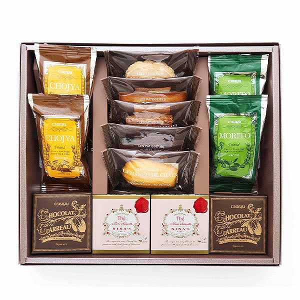 焼菓子とNINA’S紅茶の詰合せ<13個入> (内祝いギフト)