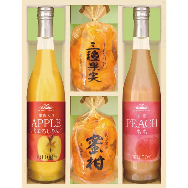 美食ファクトリー 果実のゼリー&フルーツ飲料セット JUK-35S(内祝いギフト)