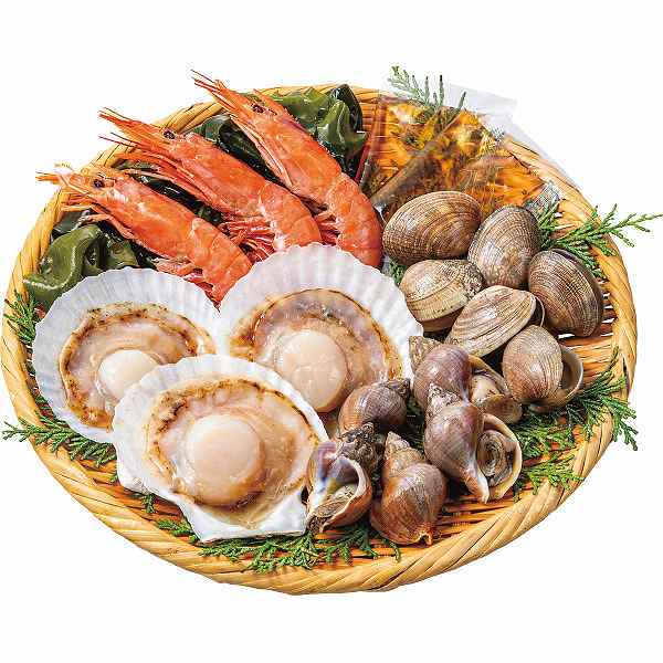 【北海道フェア】貝出汁たっぷり海鮮浜鍋 送料込み