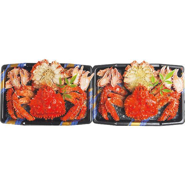 【北海道フェア】北海道産花咲かにのボイルカット２尾 送料込み