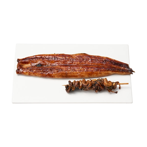 【夏ギフト】 綱正国産うなぎ蒲焼長焼&肝串セット (内祝いギフト) 送料当社負担