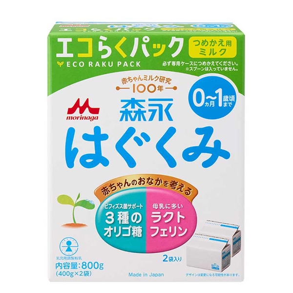 はぐくみ エコらくパック つめかえ用 800g