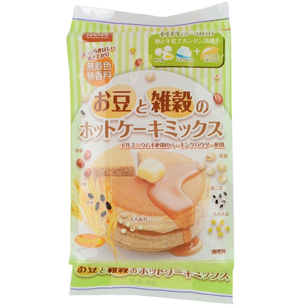 お豆と雑穀のホットケーキミックス