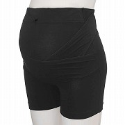 [パンツタイプ] ベルト調節ができる 妊婦帯パンツ ブラック