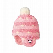[42~46cm] フード ピンク　[ミキハウス　ホットビスケッツ]