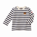 【SALE】[キッズ]Ｔシャツ　紺×白　[ミキハウス　ホットビスケッツ]