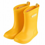 [16.0～19.0cm]レインシューズ無地　イエロー