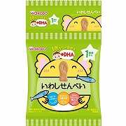 吊り下げ菓子 1歳からのおやつ＋DHA いわしせんべい 4連