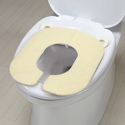 お子様用 折りたたみ式補助便座 イエロー