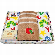 【お急ぎ便対象商品】はらぺこあおむし　コンパクトバス・フェイス・ウォッシュタオルセット（お名入れ）(内祝いギフト)