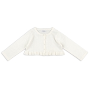 【SALE】[キッズ]ニットボレロ　ホワイト