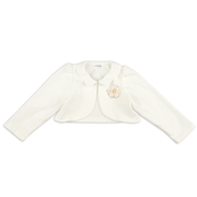 【SALE】[キッズ]ジャケット　コサージュ付き　ホワイト