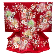 【お取り寄せ】女児祝着　蘭―２２１