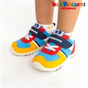 【SALE】[13.0～15.5cm]セカンドベビーシューズ マルチカラー　[ミキハウス　ホットビスケッツ]