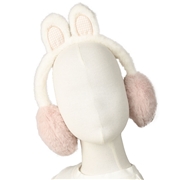 【SALE】イヤマフ　耳付き　ウサギ／ピンク