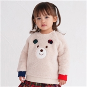 【再値下】【SALE】[キッズ]トレーナー　アイボリー　[ミキハウス　ホットビスケッツ]